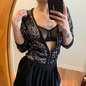 Guess Sequined 3/4 Jacket